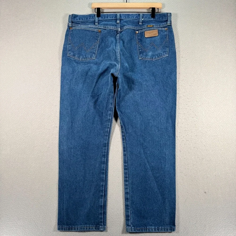 Vintage Wrangler Jeans Men‎ 42x30 (40x28) Blue Cowboy Cut Relaxed Work 13MWZPW